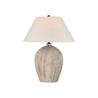 Currey and Company 6000-1111 Fresco Table Lamp in Beige/Brown