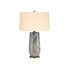 Currey and Company 6000-1112 Rivulet Table Lamp in Marbleized Gray