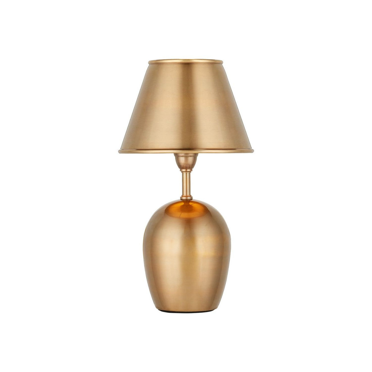 Currey and Company 6700-0042 Volley Cordless Table Lamp in Antique Brass