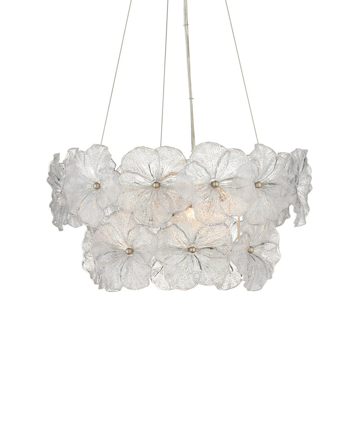 Currey and Company 9000-1468 Mallow Chandelier in Clear/Champagne