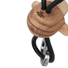 Kay Bojesen 39806 Monkey Bag Charm in Teak/Limba Silver