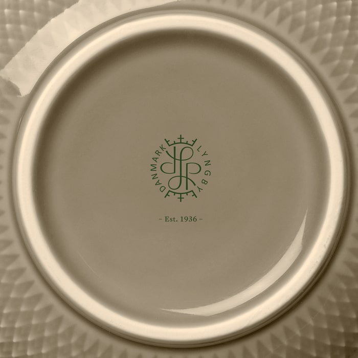 Lyngby Porcelæn 201820 Rhombe Earth Bowl in Clay