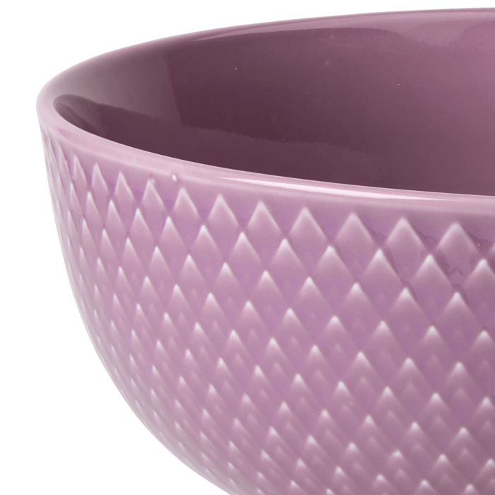 Lyngby Porcelæn 201912 Rhombe Color Bowl in Purple
