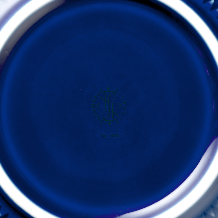 Lyngby Porcelæn 201915 Rhombe Color Serving Bowl in Dark Blue