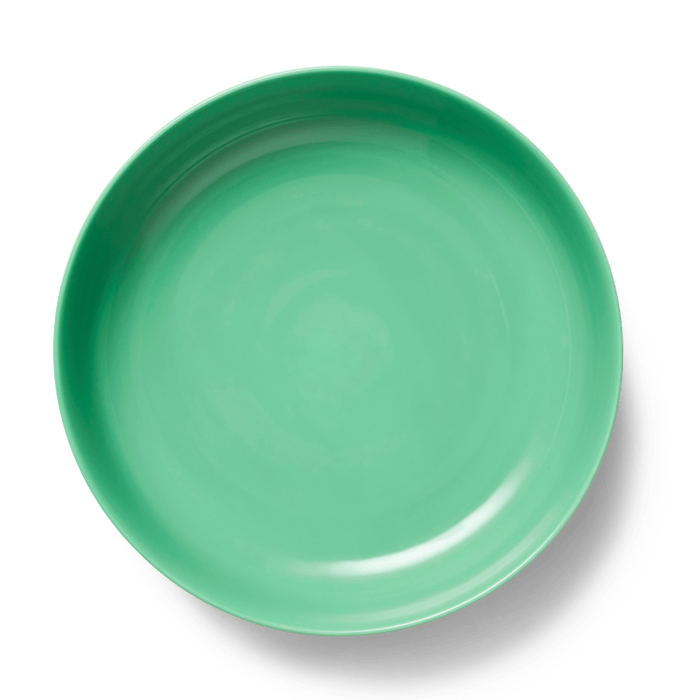 Lyngby Porcelæn 201919 Rhombe Color Serving Bowl in Green
