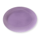 Lyngby Porcelæn 201950 Rhombe Color Oval Serving Dish in Purple