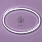 Lyngby Porcelæn 201950 Rhombe Color Oval Serving Dish in Purple
