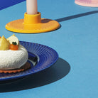 Lyngby Porcelæn 201935 Rhombe Color Plate in Terracotta