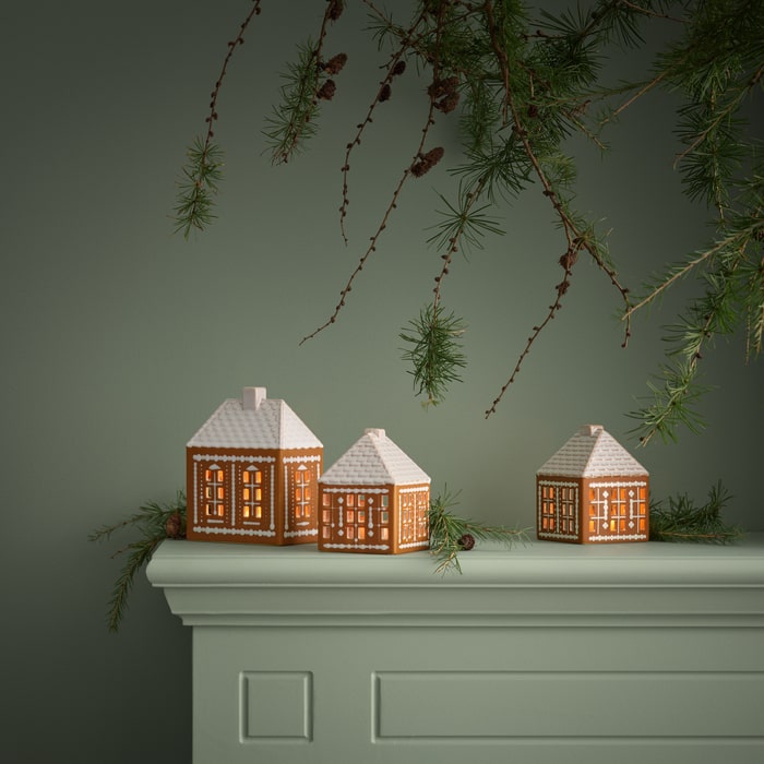 Kähler 693523 Gingerbread Lighthouse in Brown