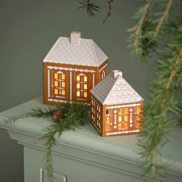 Kähler 693523 Gingerbread Lighthouse in Brown