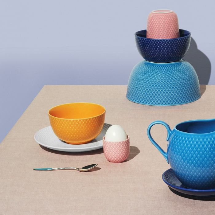 Lyngby Porcelæn 201903 Rhombe Color Bowl in Yellow