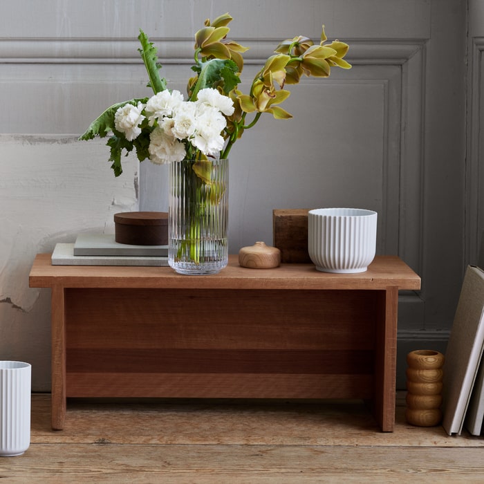 Lyngby Porcelæn 201392 Lyngby Flowerpot in White