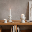 Lyngby Porcelæn 201466 Tura Candle Holder in White