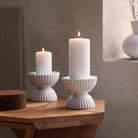 Lyngby Porcelæn 201466 Tura Candle Holder in White
