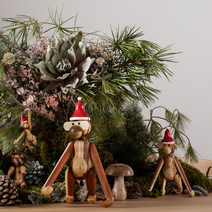 Kay Bojesen 39236 Santa's Cap for Wooden Figurines in Red/White