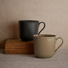 Lyngby Porcelæn 201843 Rhombe Earth Mug in Clay