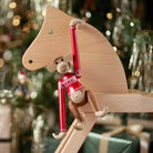 Kay Bojesen 39571 Christmas Jumper Monkey Wooden Figurine in Teak/Limba