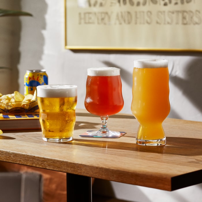 Holmegaard 4300541 Mikkeller Pint Beer Glass (Set of 2) in Clear