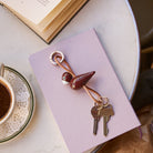 Kay Bojesen 39587 Bird Bag Charm in Bordeaux
