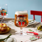 Holmegaard 4300548 Mikkeller Universal Beer Christmas Glass 2026 in Clear with Decoration