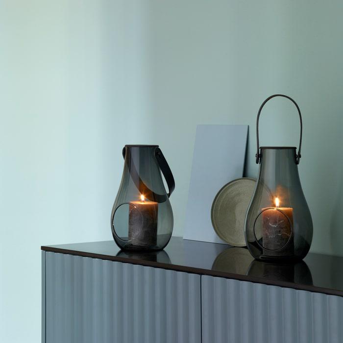 Holmegaard 4343535 Design With Light Lantern in Smoke
