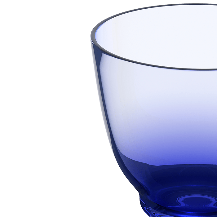 Holmegaard 4300424 Flow Tumbler in Dark Blue