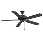 Meridian M2020MBK 52" Outdoor Ceiling Fan in Matte Black