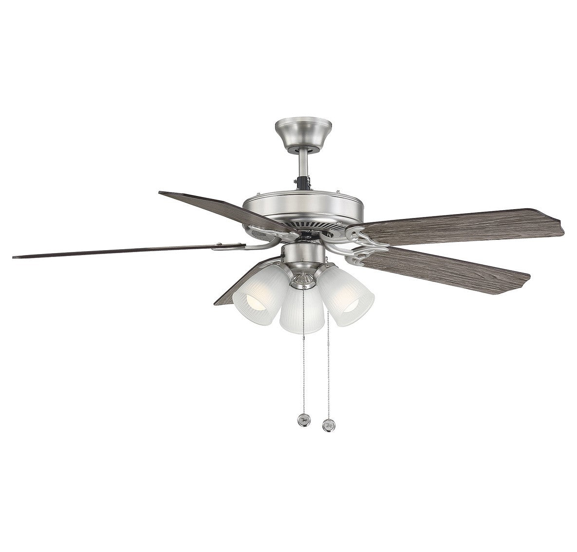 Meridian M2021BNRV 52" Ceiling Fan in Brushed Nickel