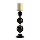 Cyan Canada - 02180 - Candelabra - Globe - Black And Clear