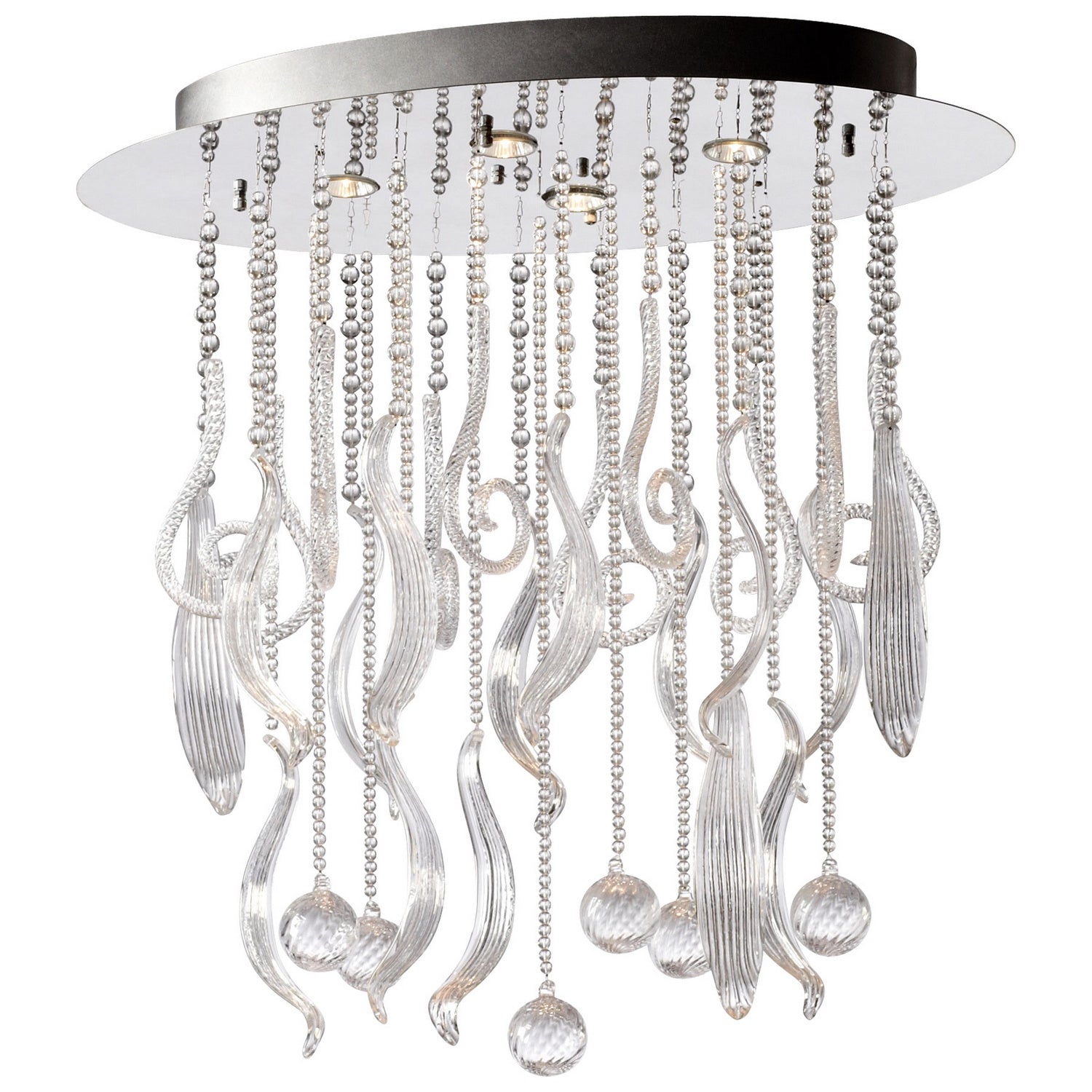 Cyan Canada - 04668 - Four Light Pendant - Mirabelle - Chrome