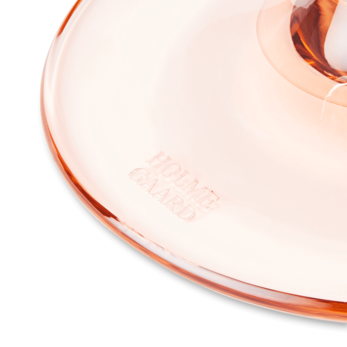 Holmegaard 4300487 Flow Glass on Foot in Champagne