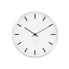 Arne Jacobsen Clocks 43631 City Hall Wall Clock in White/Black