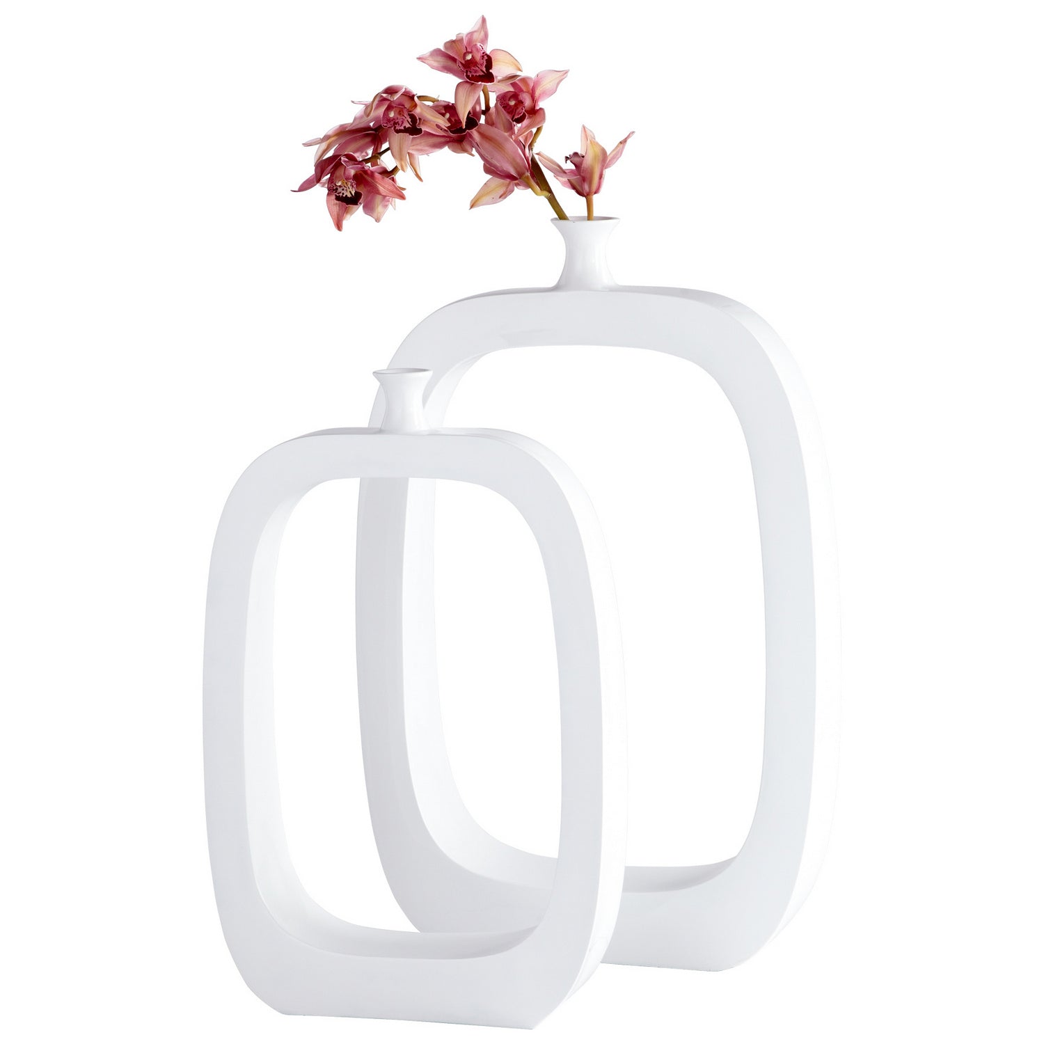 Cyan Canada - 05986 - Vase - Beyond the Pale - White