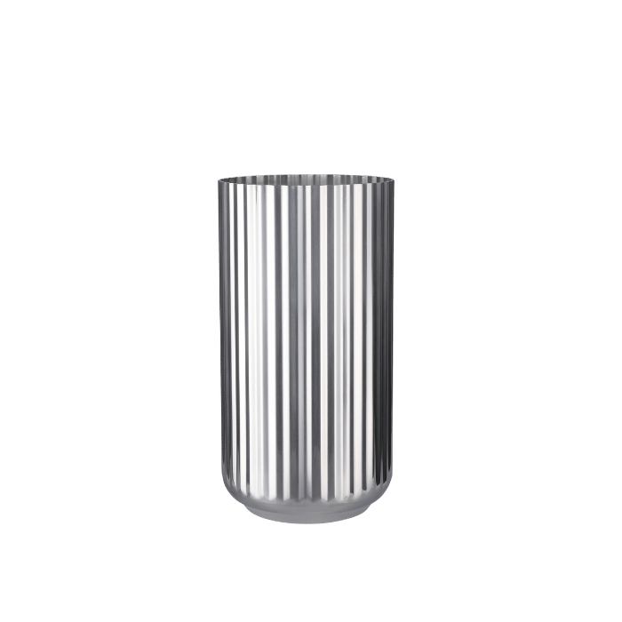 Lyngby Porcelæn 202300 Lyngby Vase in Steel