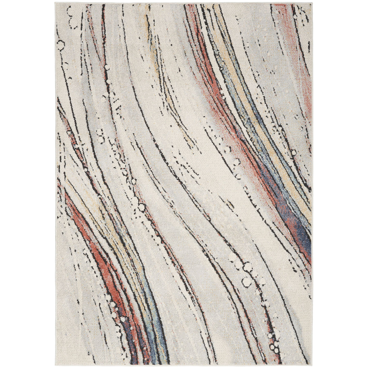 Motion MTT01 Ivory Multicolor Area Rug – The Rug District