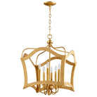 Cyan Canada - 06584 - Six Light Pendant - Milan - Gold Leaf