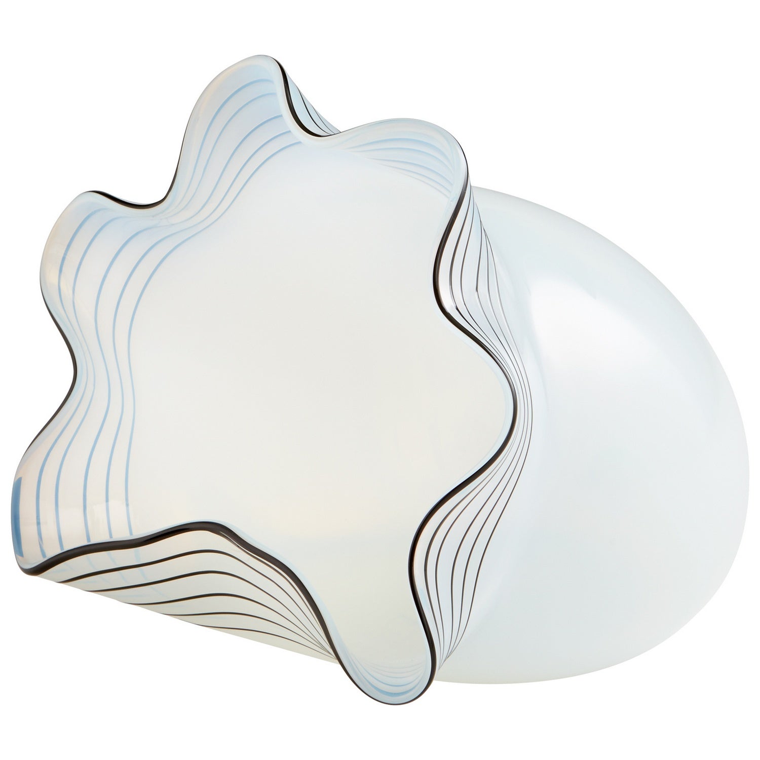 Cyan Canada - 06735 - Vase - Moon Jelly - White