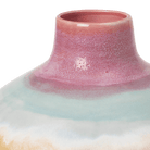 Kähler 693800 Poppery Vase in Pink/Mint/Yellow