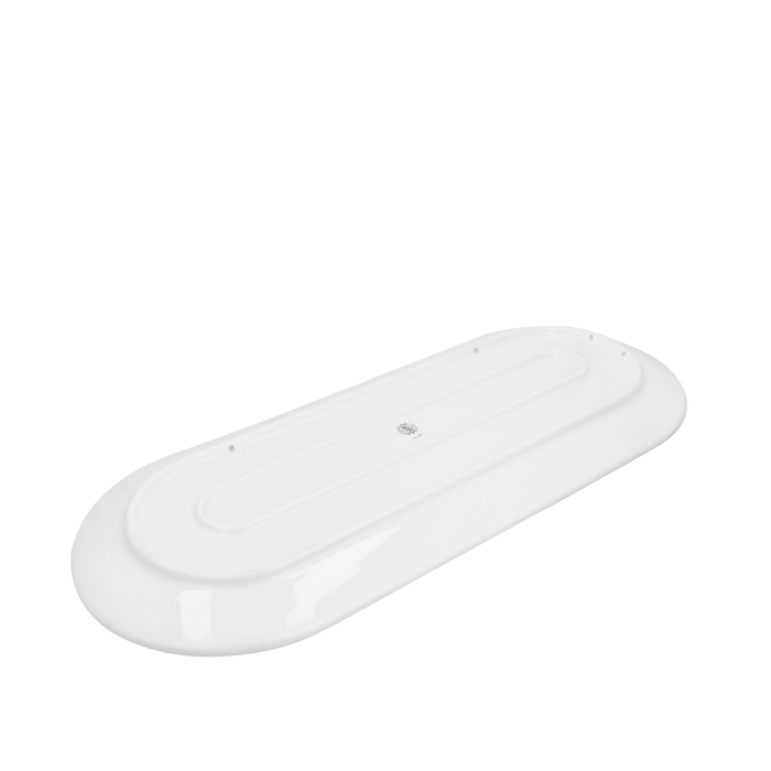 Lyngby Porcelæn 201468 Tura Oval Serving Dish in White