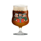 Holmegaard 4300548 Mikkeller Universal Beer Christmas Glass 2026 in Clear with Decoration