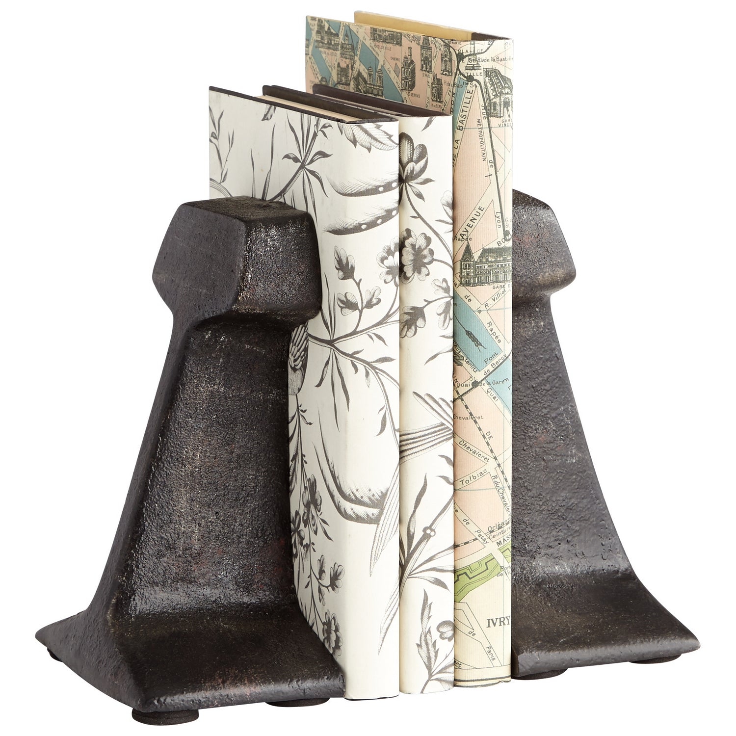 Cyan Canada - 07230 - Bookends - Smithy - Zinc