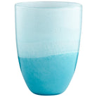 Cyan Canada - 07284 - Vase - Devotion - Sky Blue And White