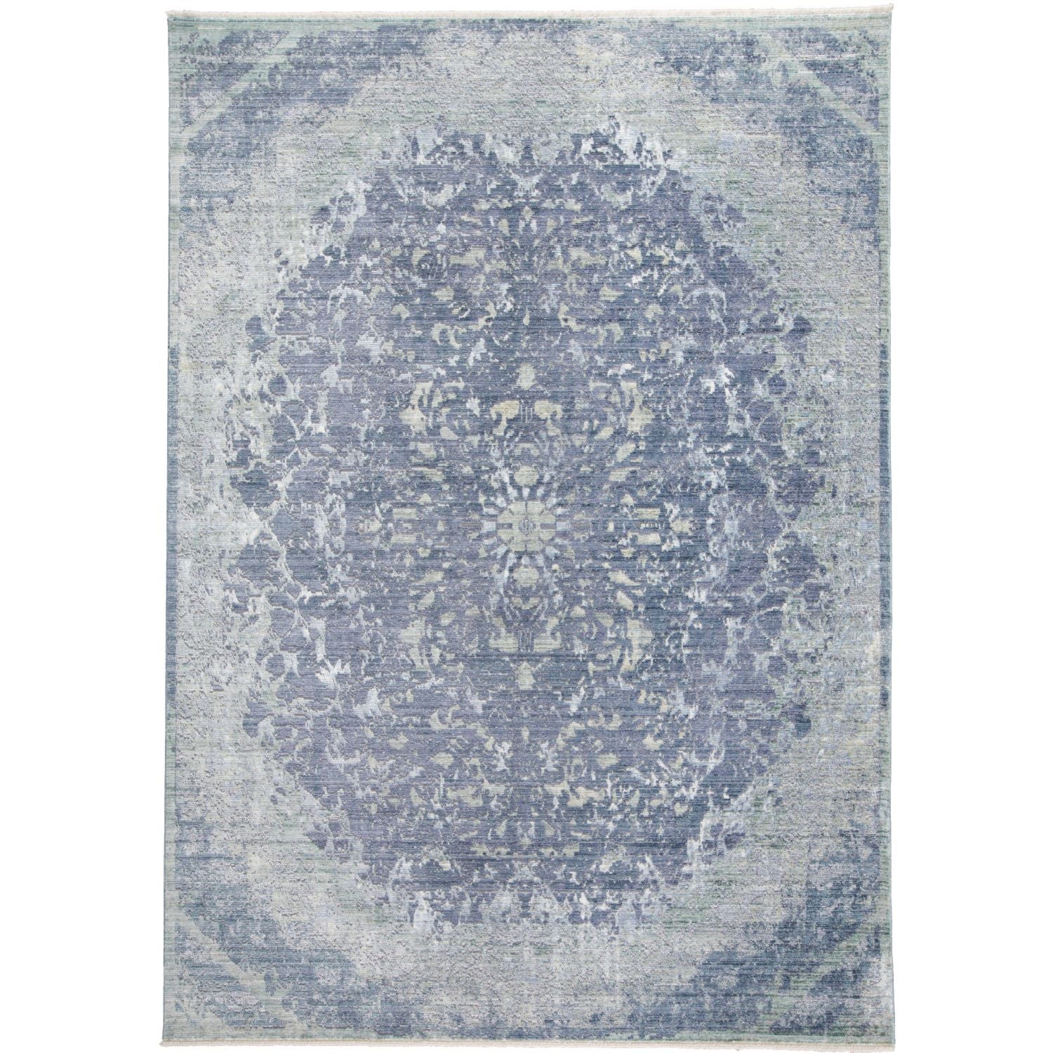 Feizy - 8573572FBLUTQSL80 - 3572F Blue/Turquoise - Rugs - BLUE/TURQUOISE