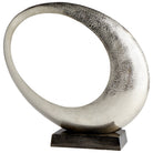 Cyan Canada - 08897 - Sculpture - Clearly Through - Raw Nickel