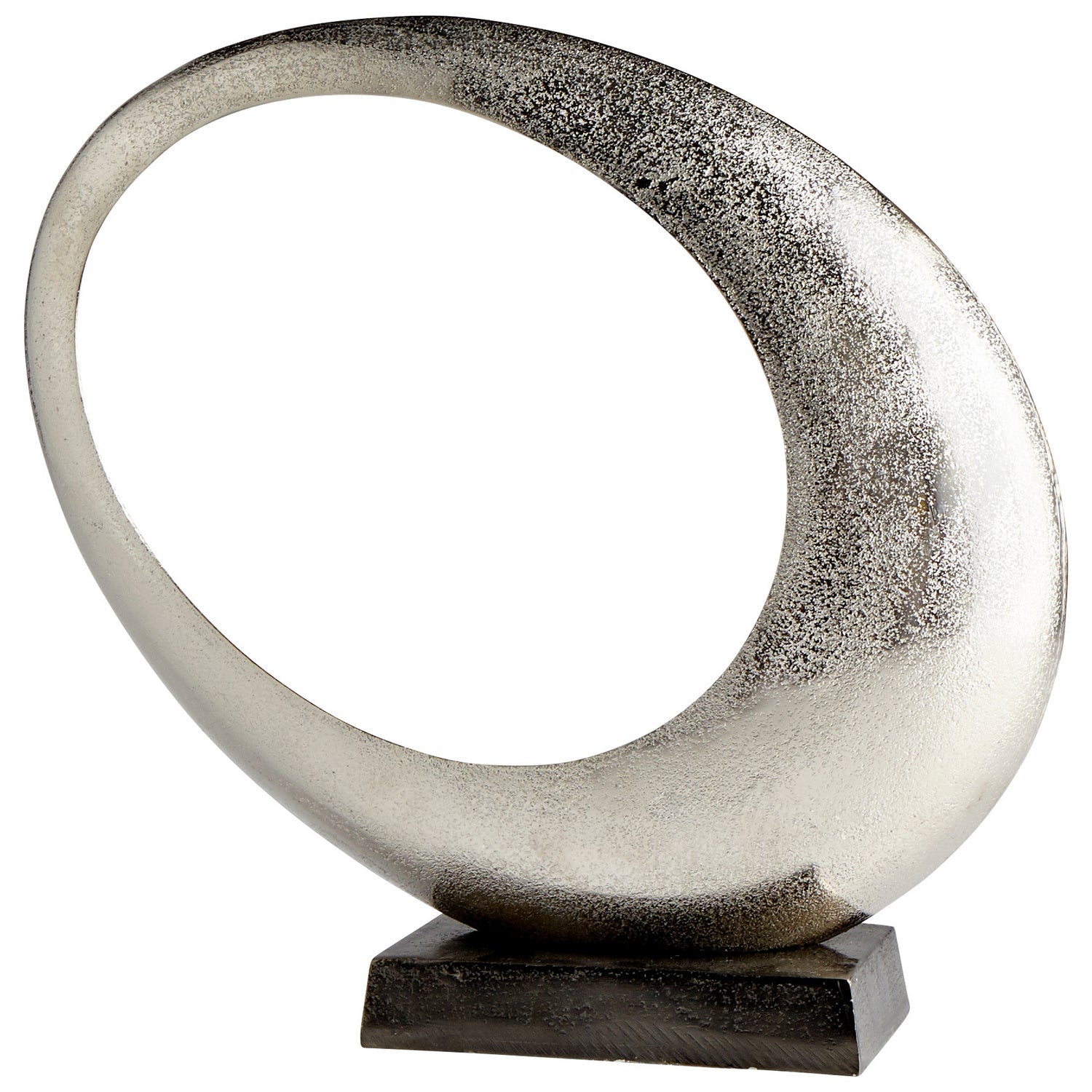 Cyan Canada - 08897 - Sculpture - Clearly Through - Raw Nickel