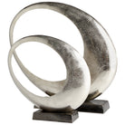 Cyan Canada - 08898 - Sculpture - Clearly Through - Raw Nickel