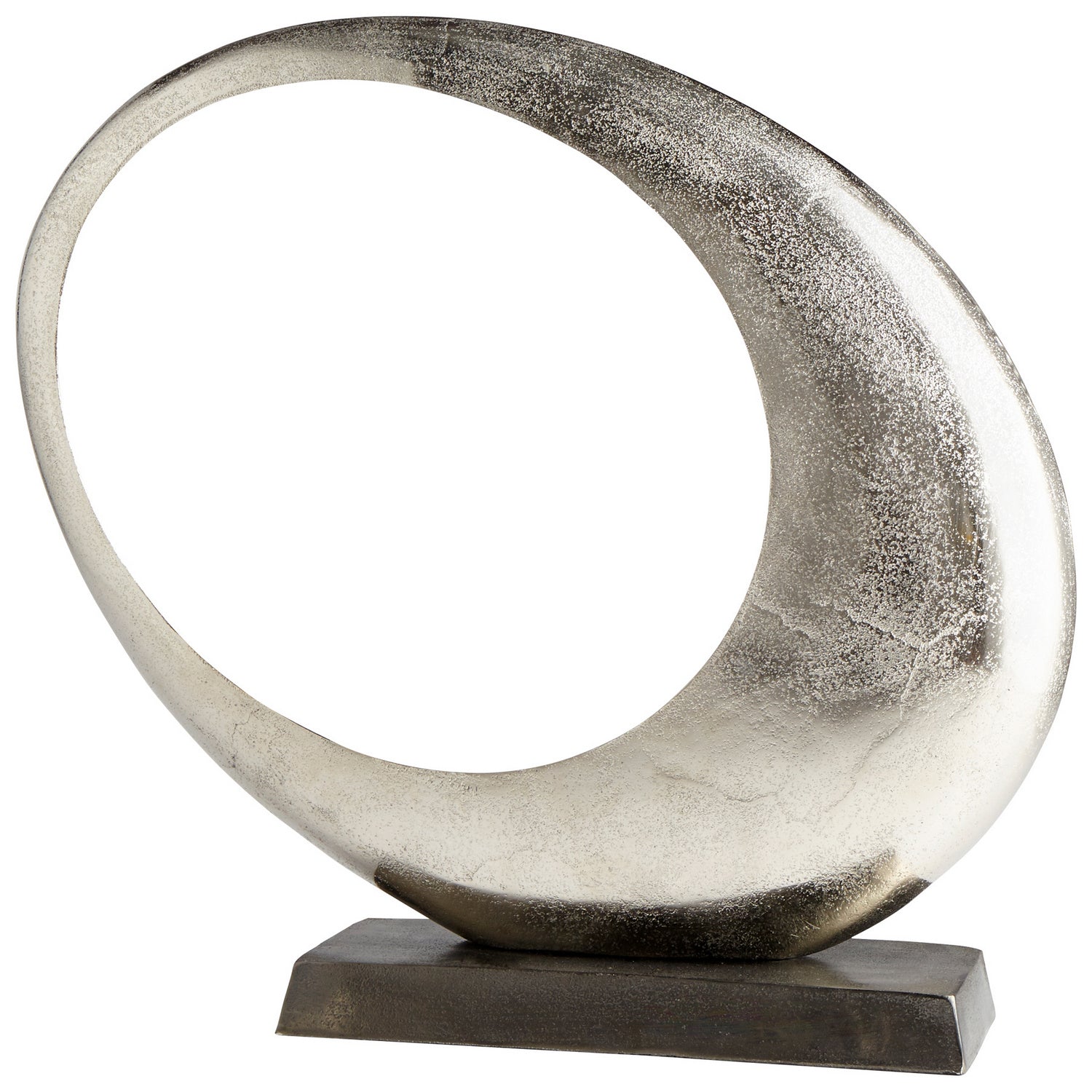 Cyan Canada - 08898 - Sculpture - Clearly Through - Raw Nickel