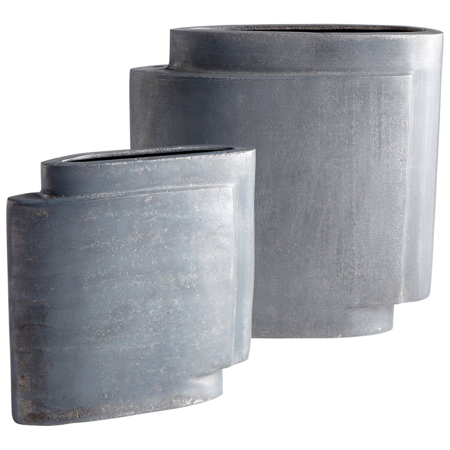 Cyan Canada - 08958 - Vase - A Step Up - Zinc