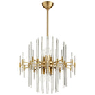 Cyan Canada - 09223 - Six Light Pendant - Quebec - Aged Brass