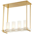 Cyan Canada - 09226 - Four Light Ceiling Mount - Orion - Aged Brass